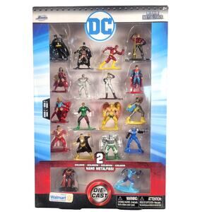 DC Nano Metalfigs 18-Pack Collector’s Set Die-Cast Figures Walmart Exclusive